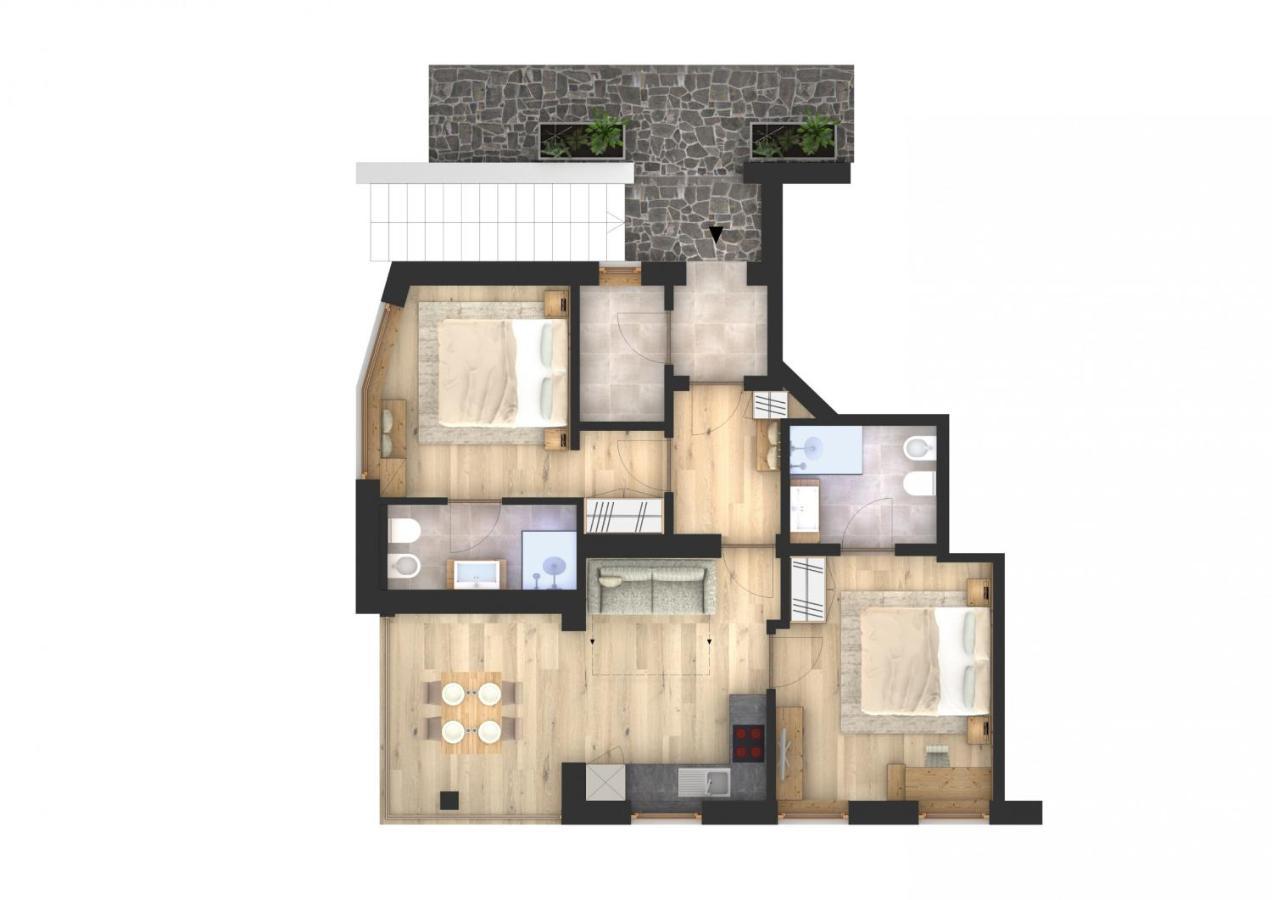 אורטיסיי Apartments Cesa Ploner מראה חיצוני תמונה